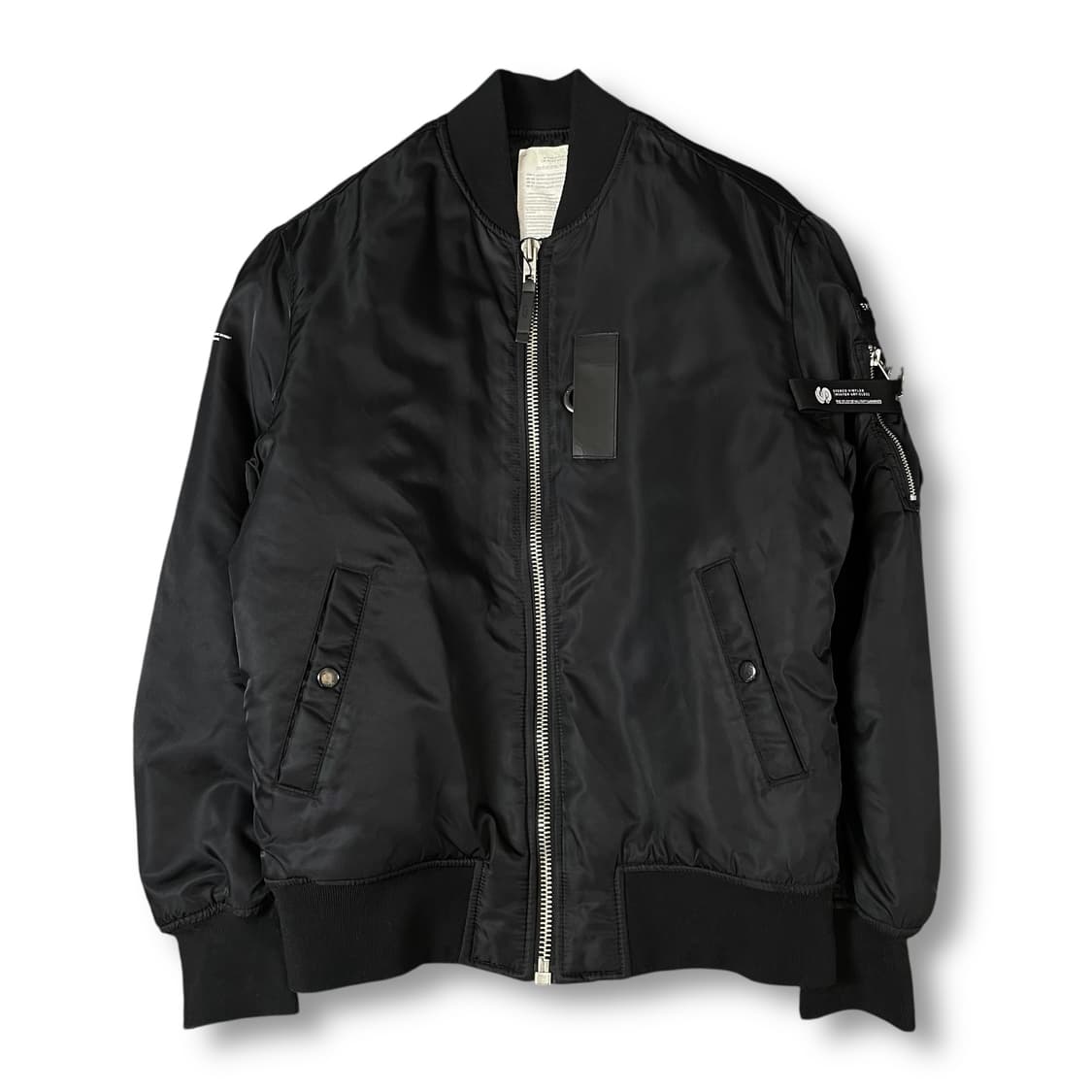 스테레오 바이널스 블랙 사이드 포켓 블루종 자켓 M 상품이미지1