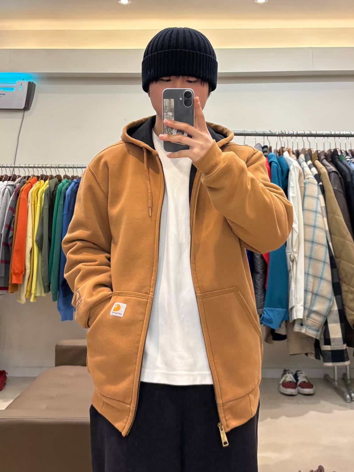 칼하트 써멀 후드집업 상품이미지8