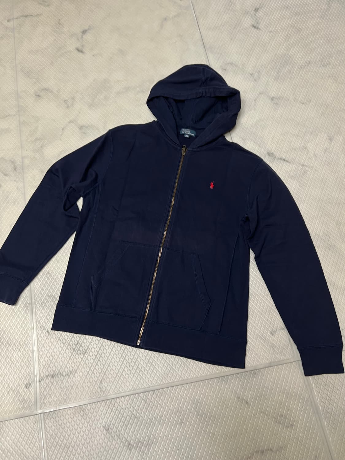 폴로 랄프로렌 네이비 후드집업 여성  상품이미지3