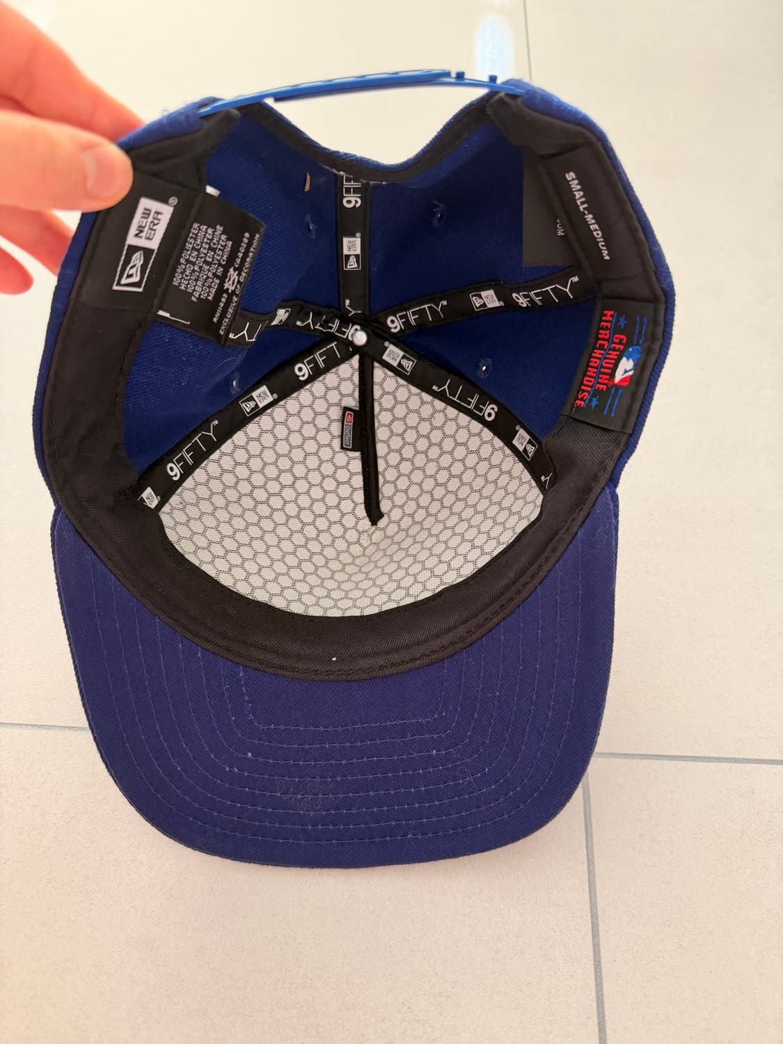 남자 모자 뉴에라 스냅백 LA 로스앤젤레스 다저스 블루 상품이미지4