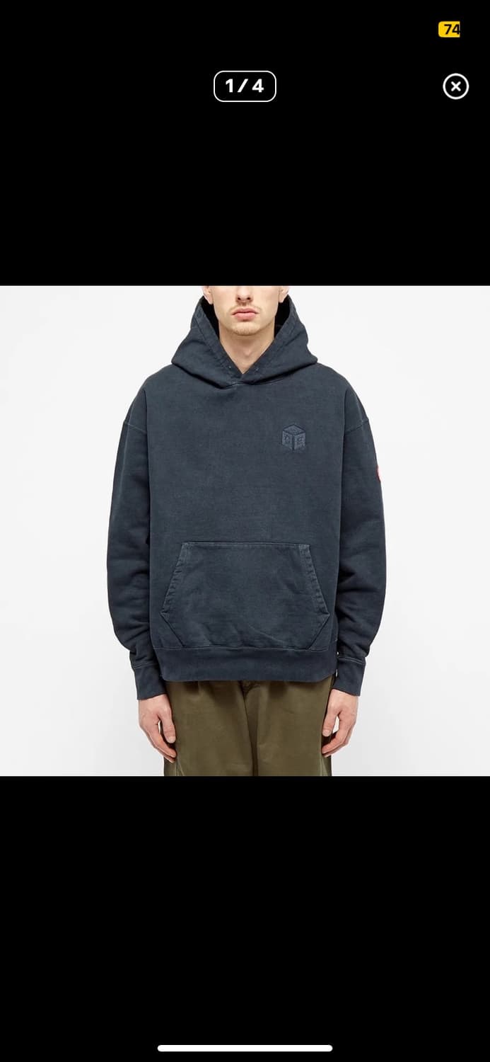 카브엠트 오버다이 큐브 후드 L 네이비 상품이미지1