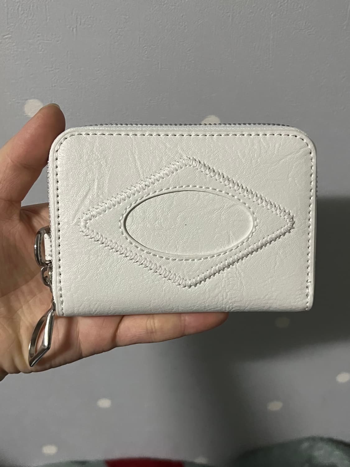 미스치프 롬버스 집 어라운드 월렛 화이트 ( 지갑 ) 상품이미지3