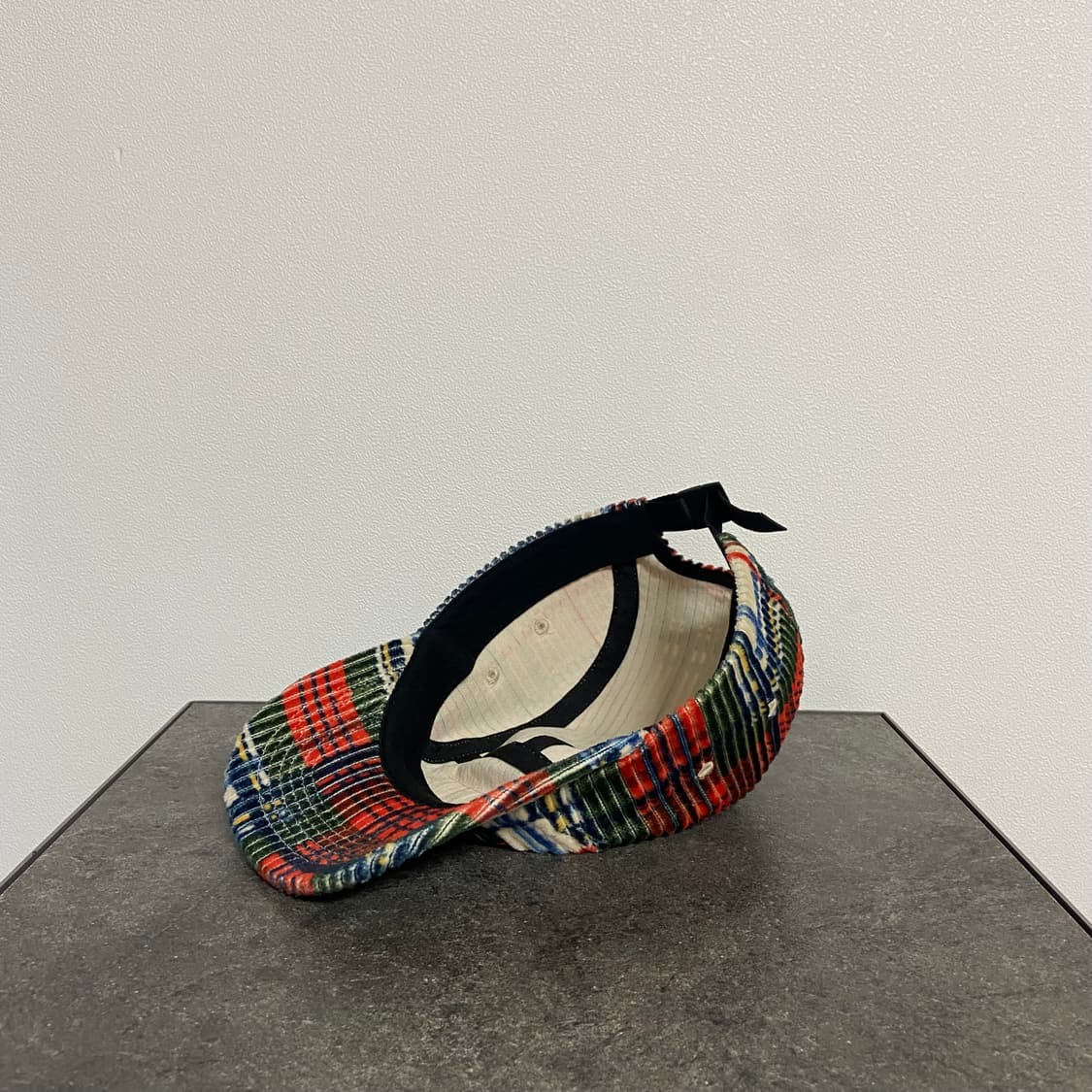 (OS) 슈프림 박스로고 캠프캡 모자 코듀로이 플레이드 체크 상품이미지6