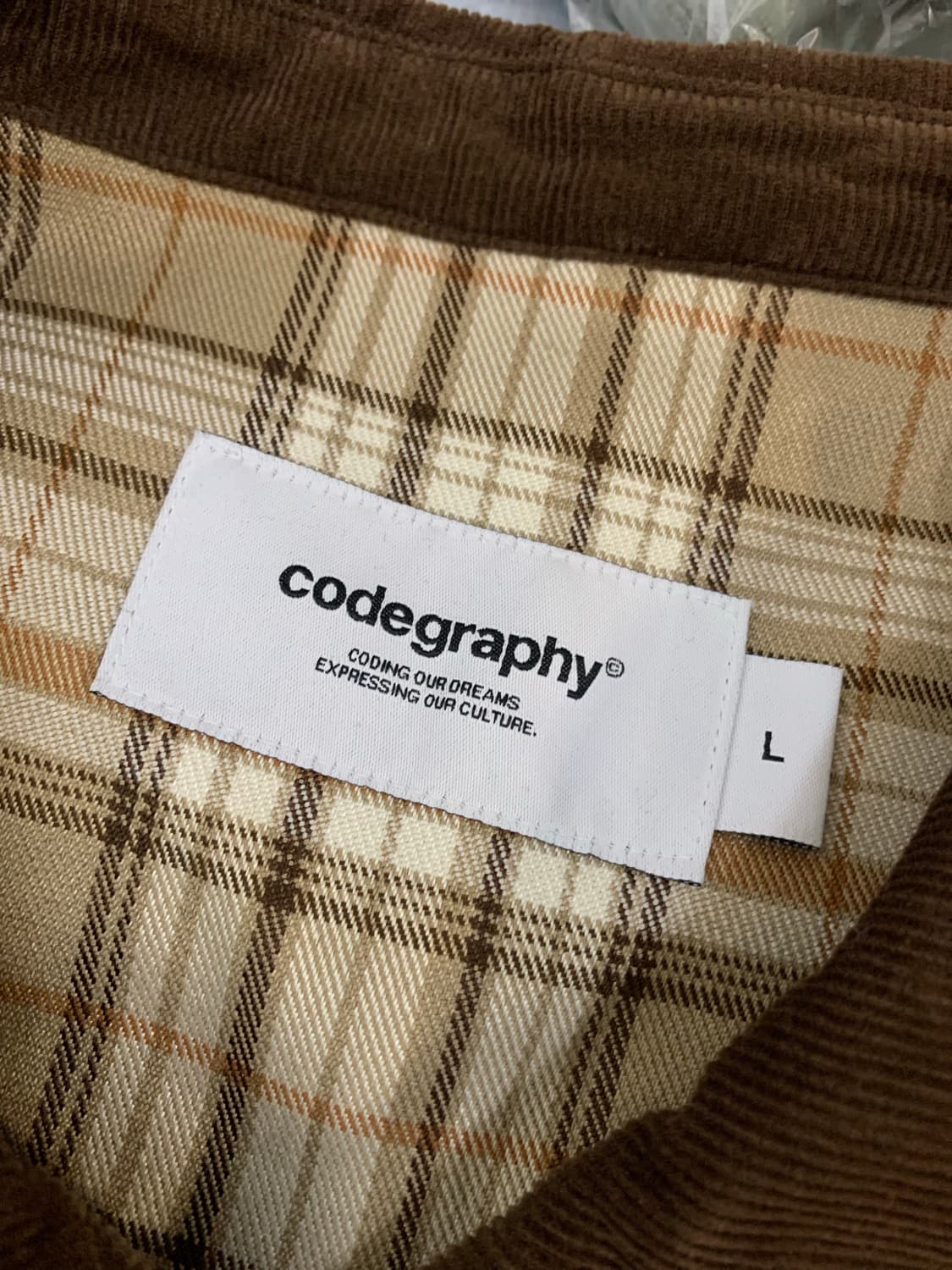 codegraphy 코듀로이  디트로이트 스타일 카라 자켓 상품이미지4