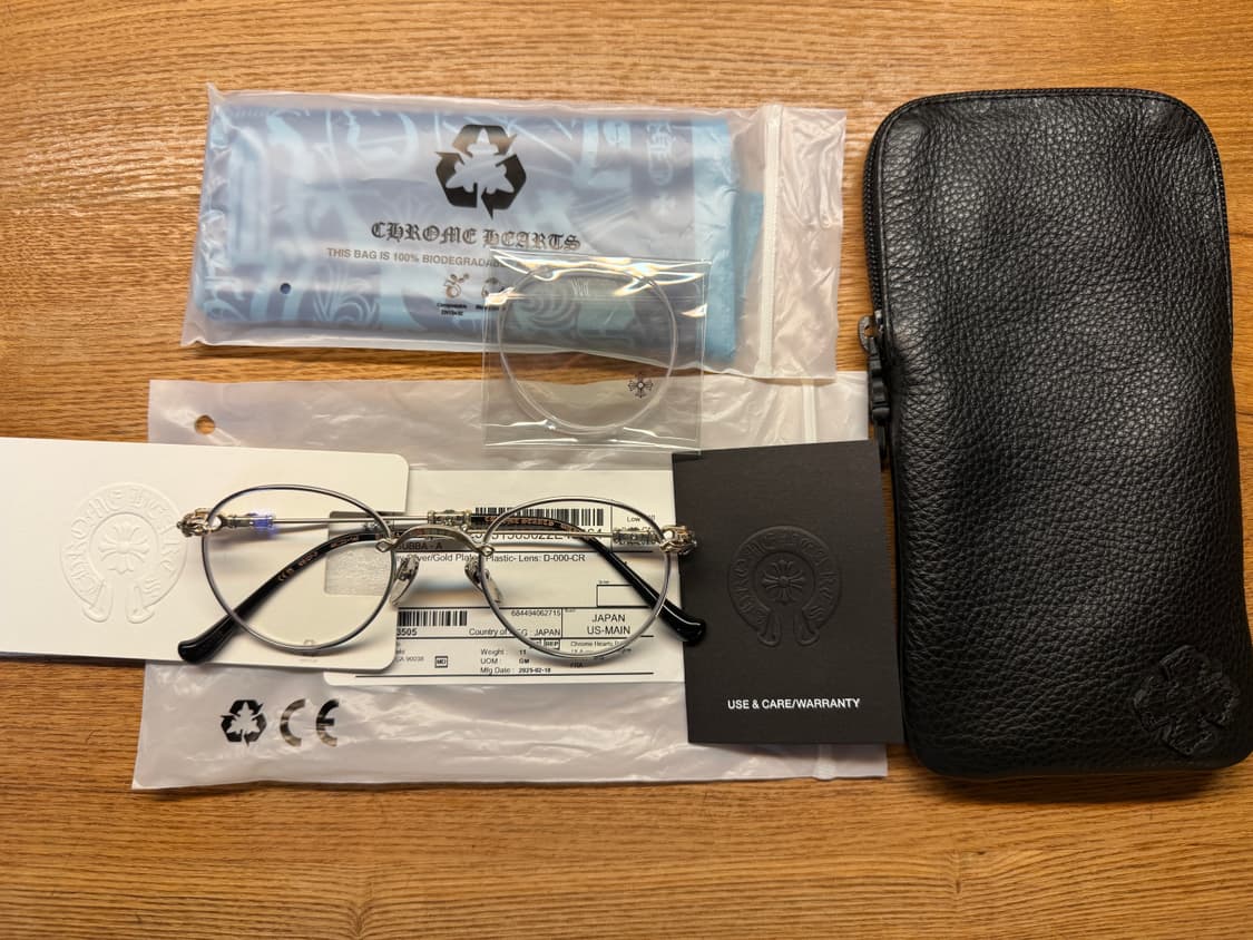 크롬하츠 부바a 샤이니실버 골드 안경 상품이미지1