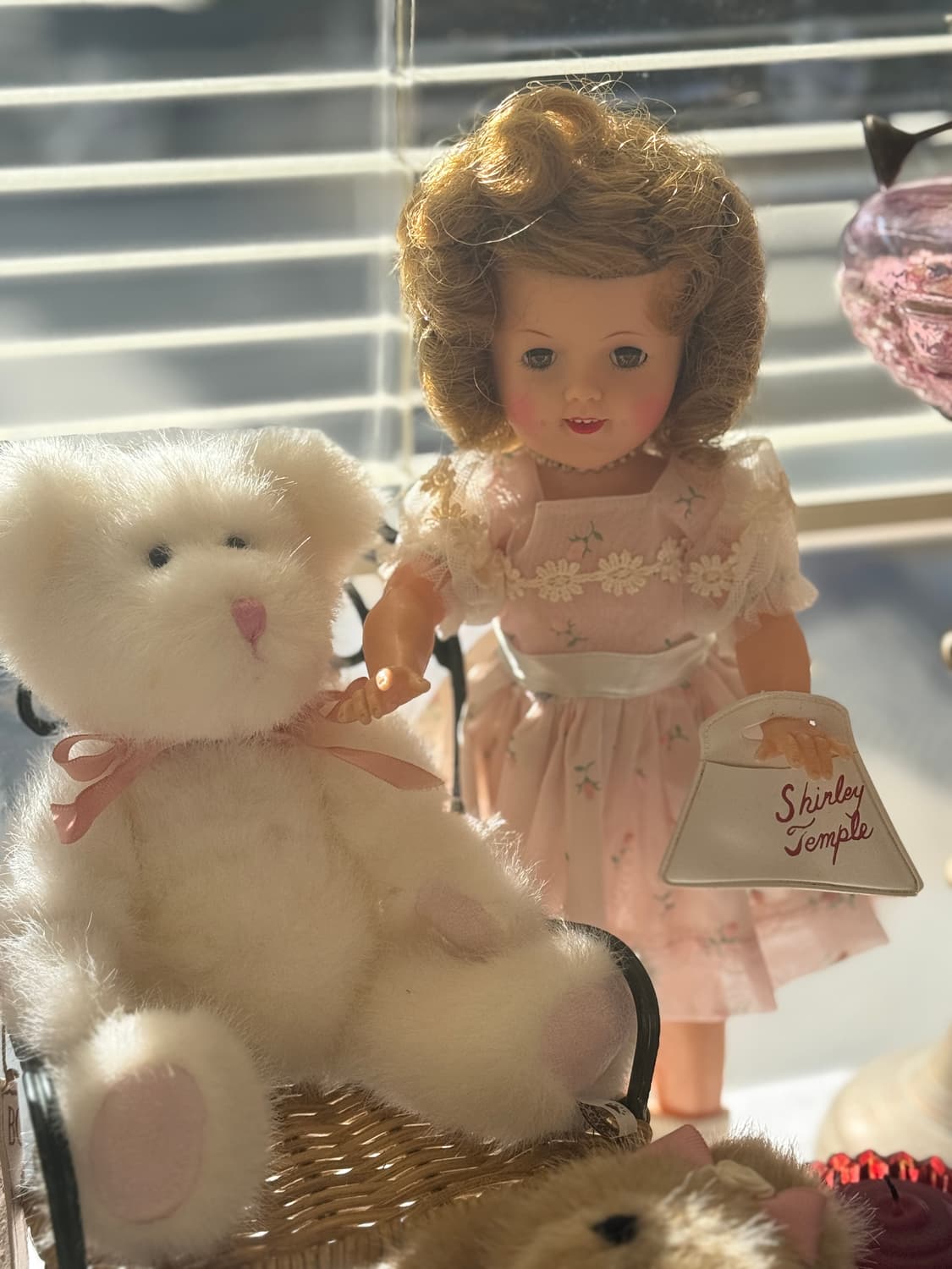 1930 셜리템플 미국빈티지인형/핑크원피스 상품이미지3