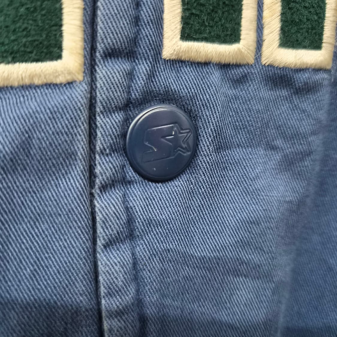 스타터 블루 바시티 자켓 점퍼 남녀공용 M 상품이미지2