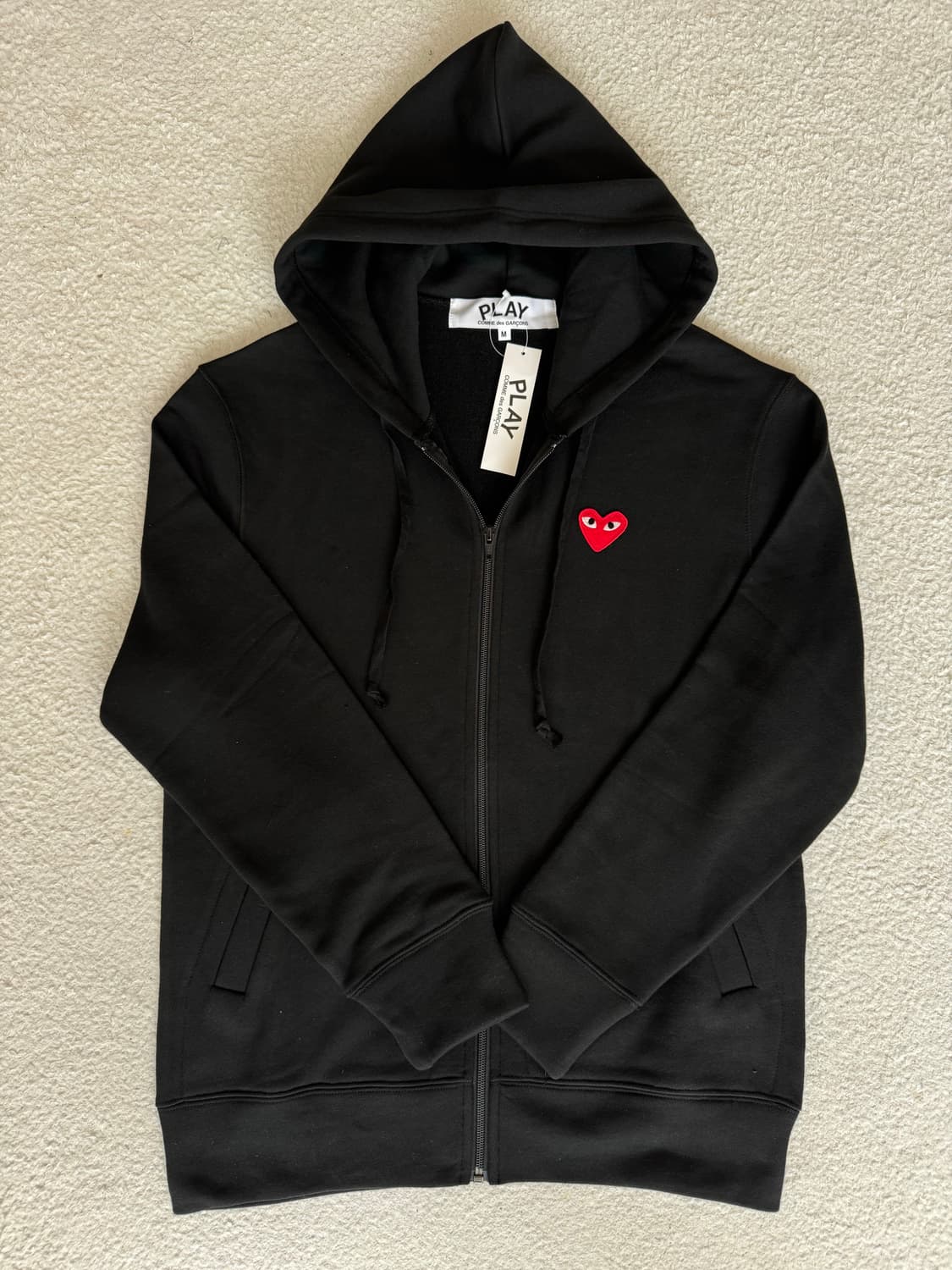 꼼데가르송 후드집업 상품이미지1