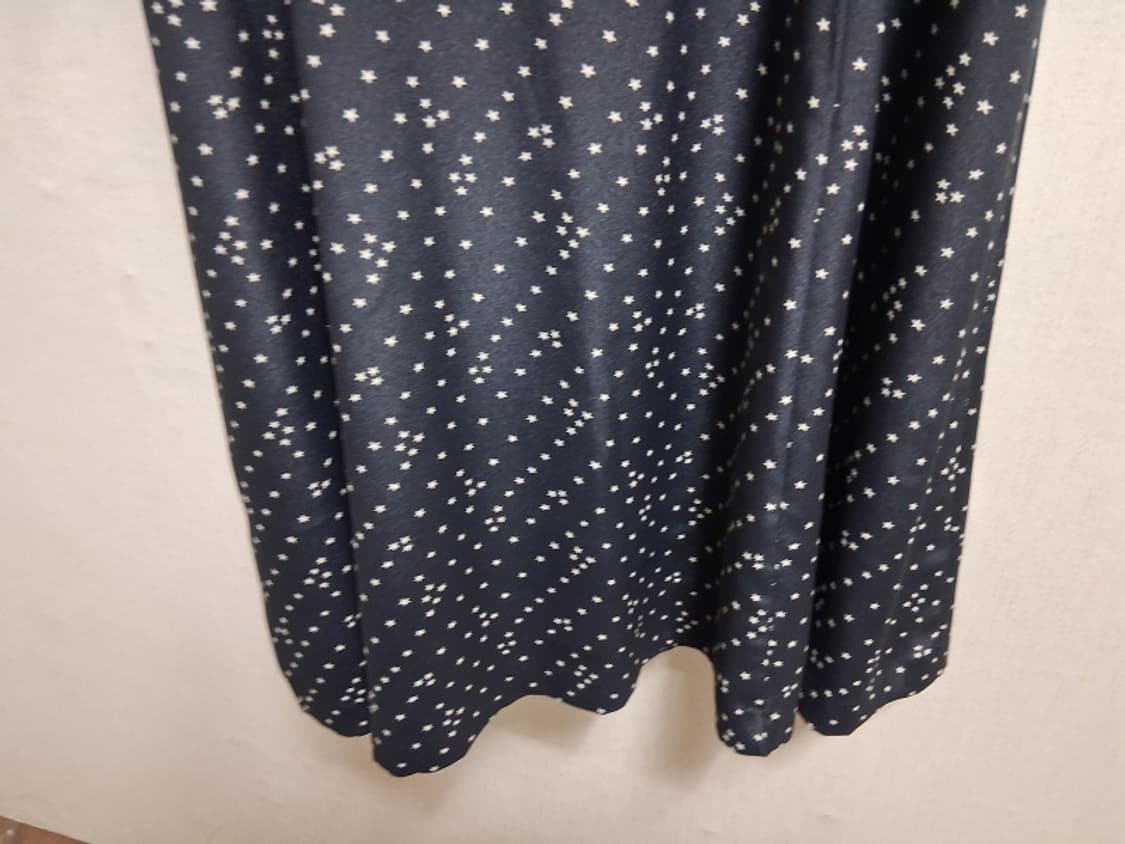 NORMA KAMALI 노마 카말리 별패턴 폴리롱원피스 찰랑찰랑매끄러운 상품이미지9