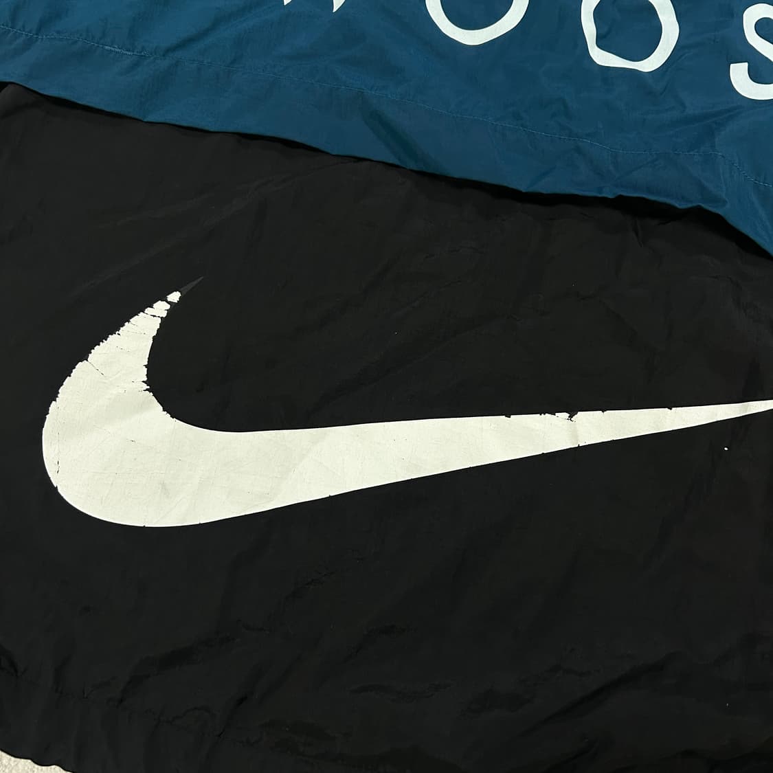 나이키 바람막이 블루/블랙/화이트 후드 자켓 L 상품이미지6