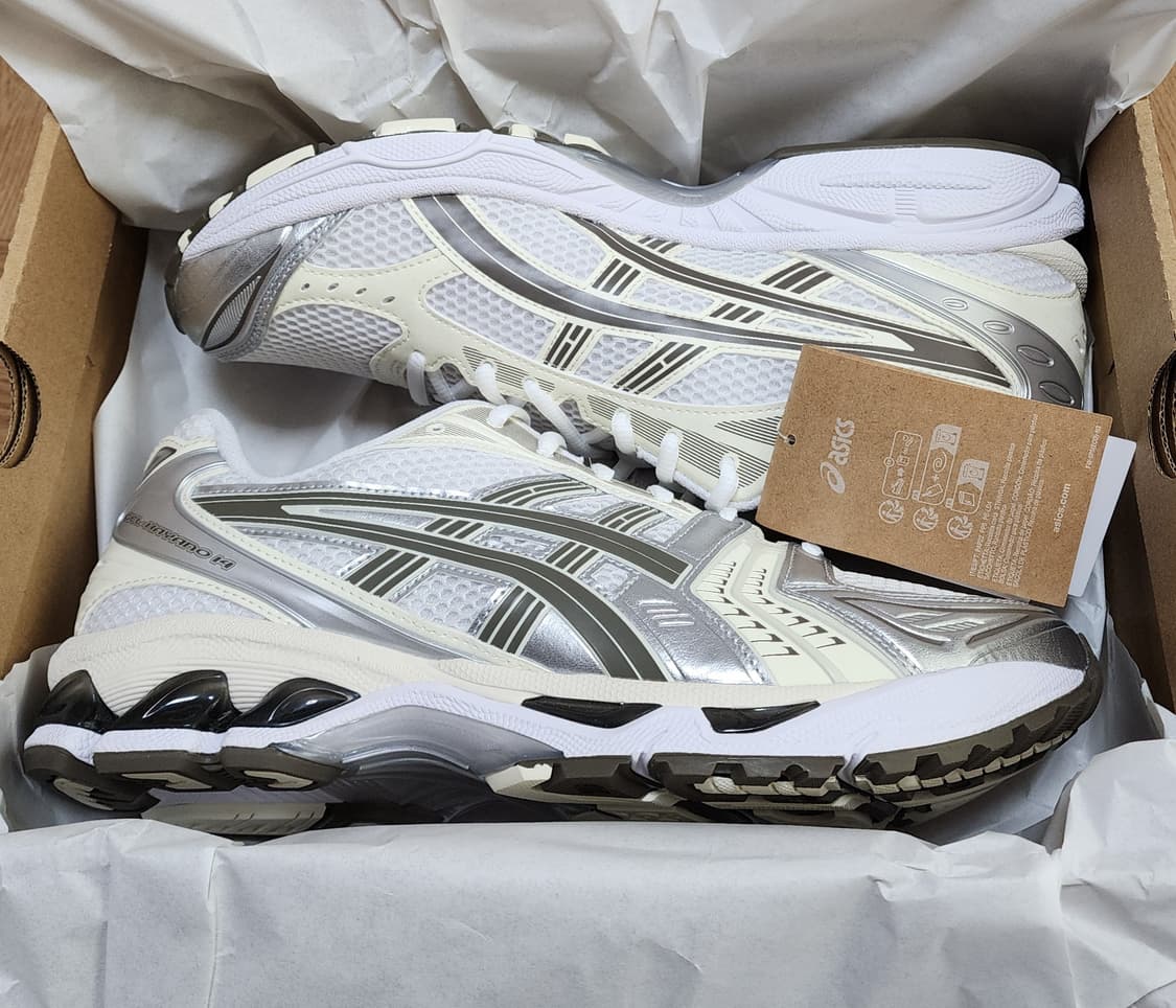 [280] 아식스 젤 카야노 14 화이트 아이보리 상품이미지1