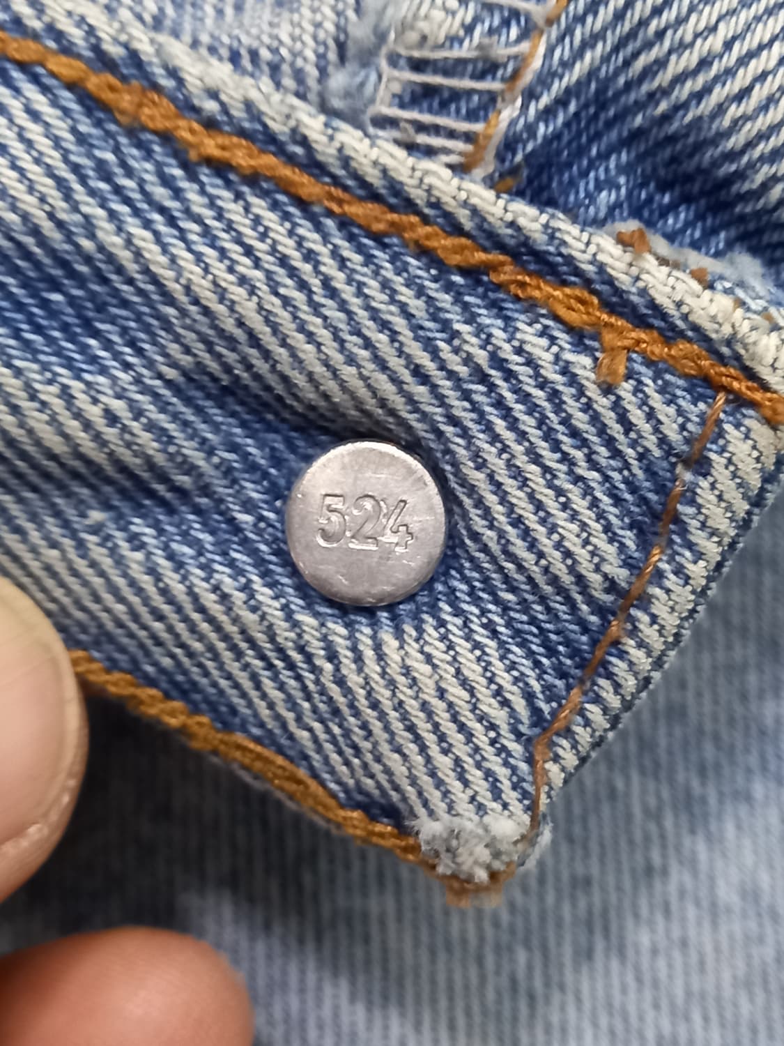 35 90's 리바이스501 USA 슬림일자진 연청 35-254 상품이미지8