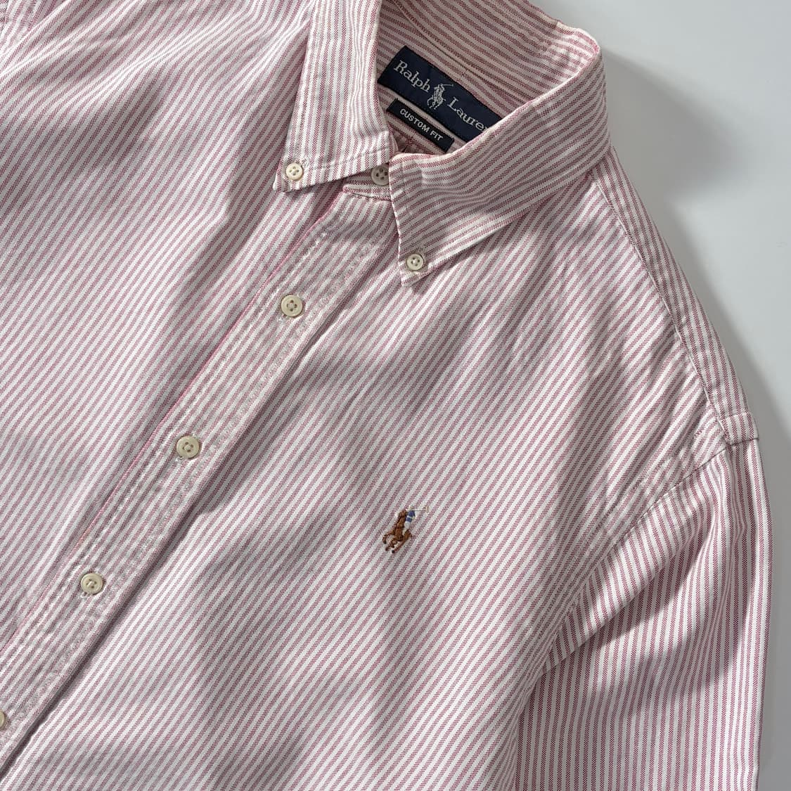 Polo  폴로 랄프로렌 자수 코튼 스트라이프 셔츠   상품이미지3