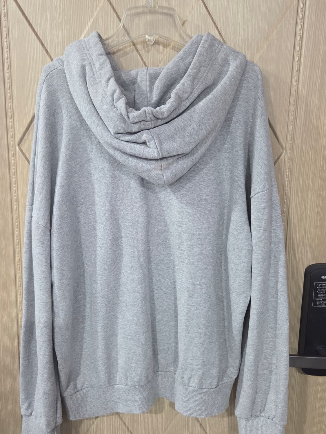 회색 후드티 상품이미지2