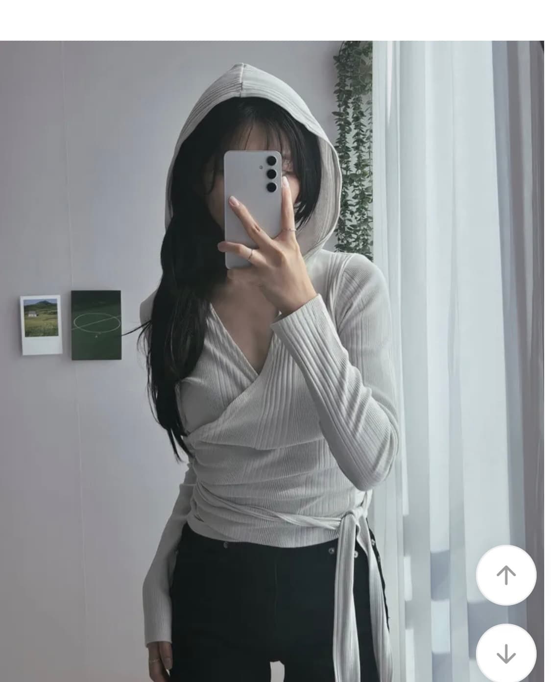 랩 후드 가디건 상품이미지1