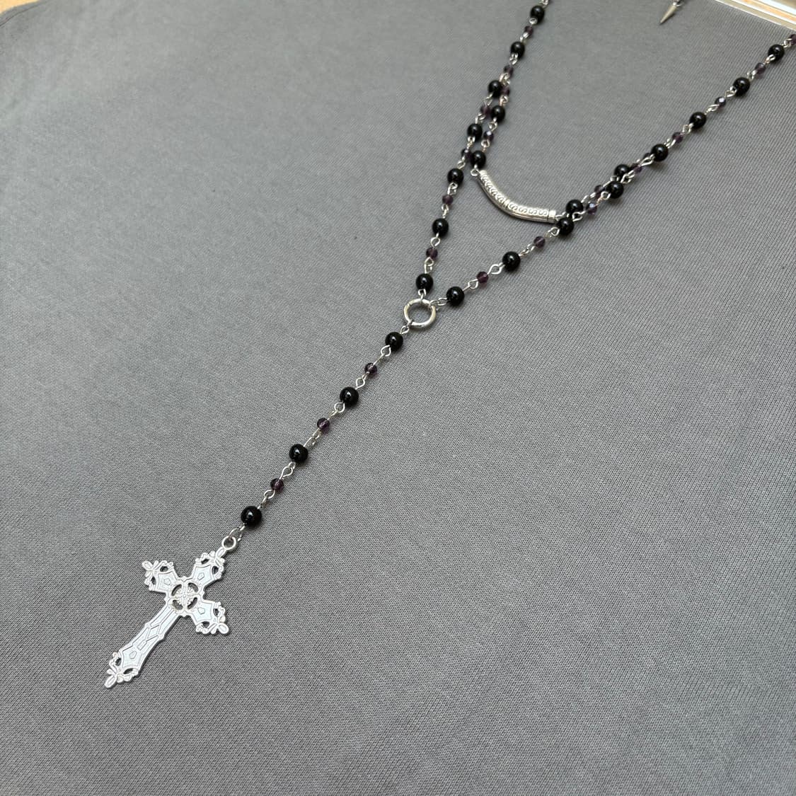  Black&Purple Simple Rosario 상품이미지1