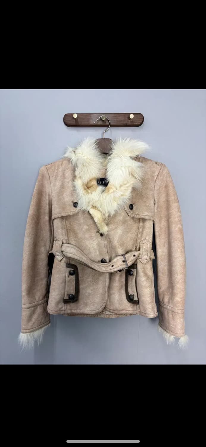 REIZ XXI  퍼 트리밍 스웨이드 무스탕 자켓 H2082 상품이미지2