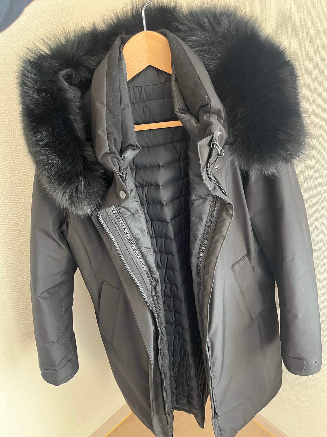 네파 아르테 4 IN 1 구스코드 다운자켓 블랙 90 size 상품이미지2