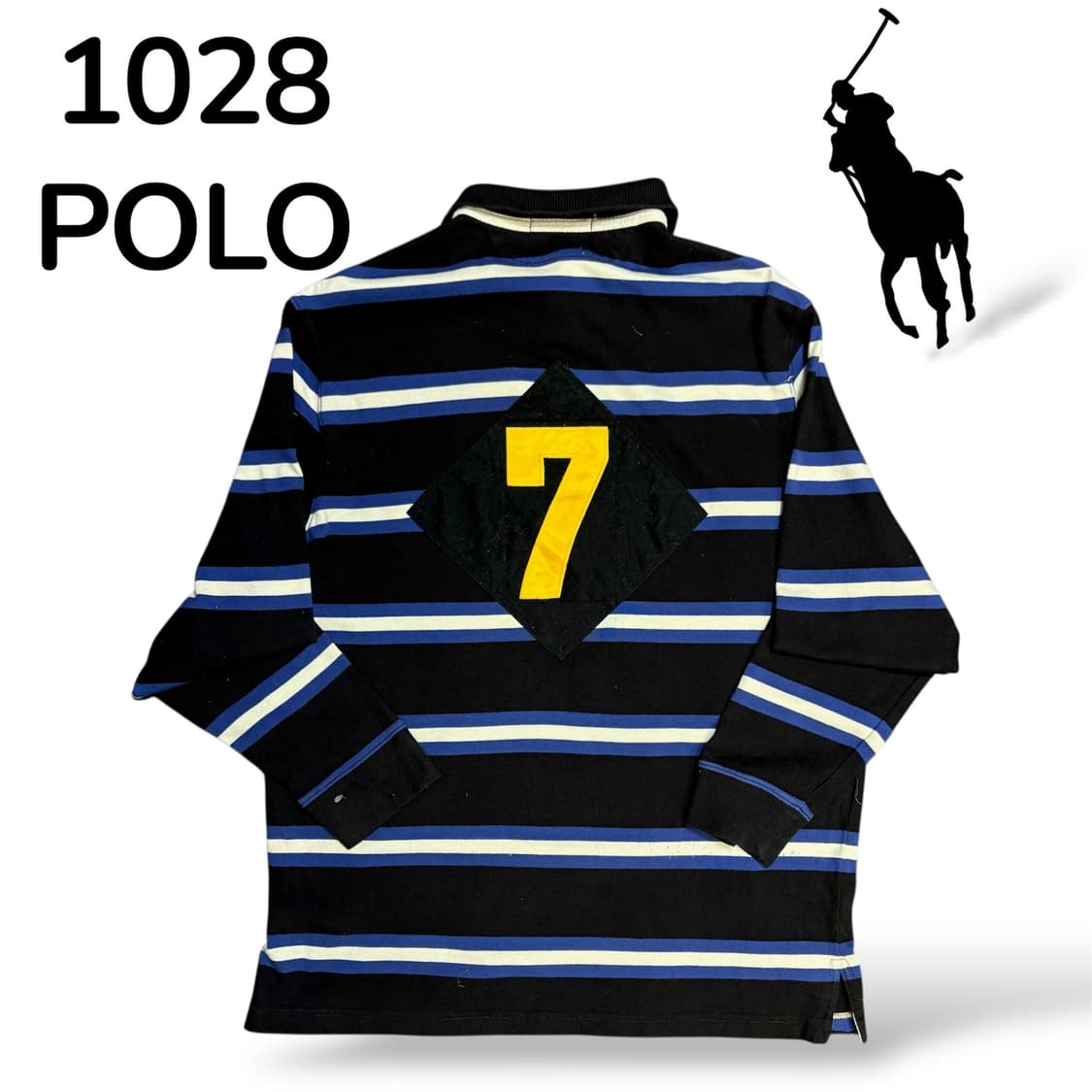 폴로 버건디 빅포니 럭비티 카라 롱슬리브 L 상품이미지3