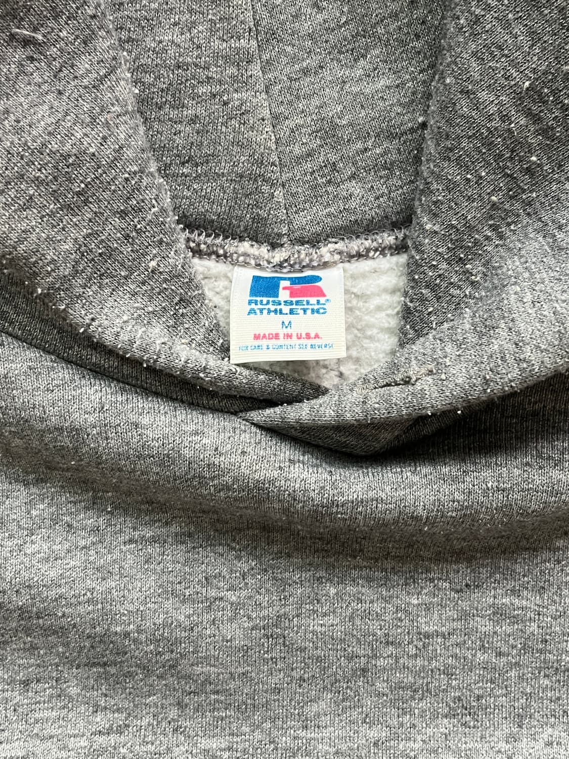 80s 90s usa 러셀 스웻 후드 그레이 m 상품이미지2