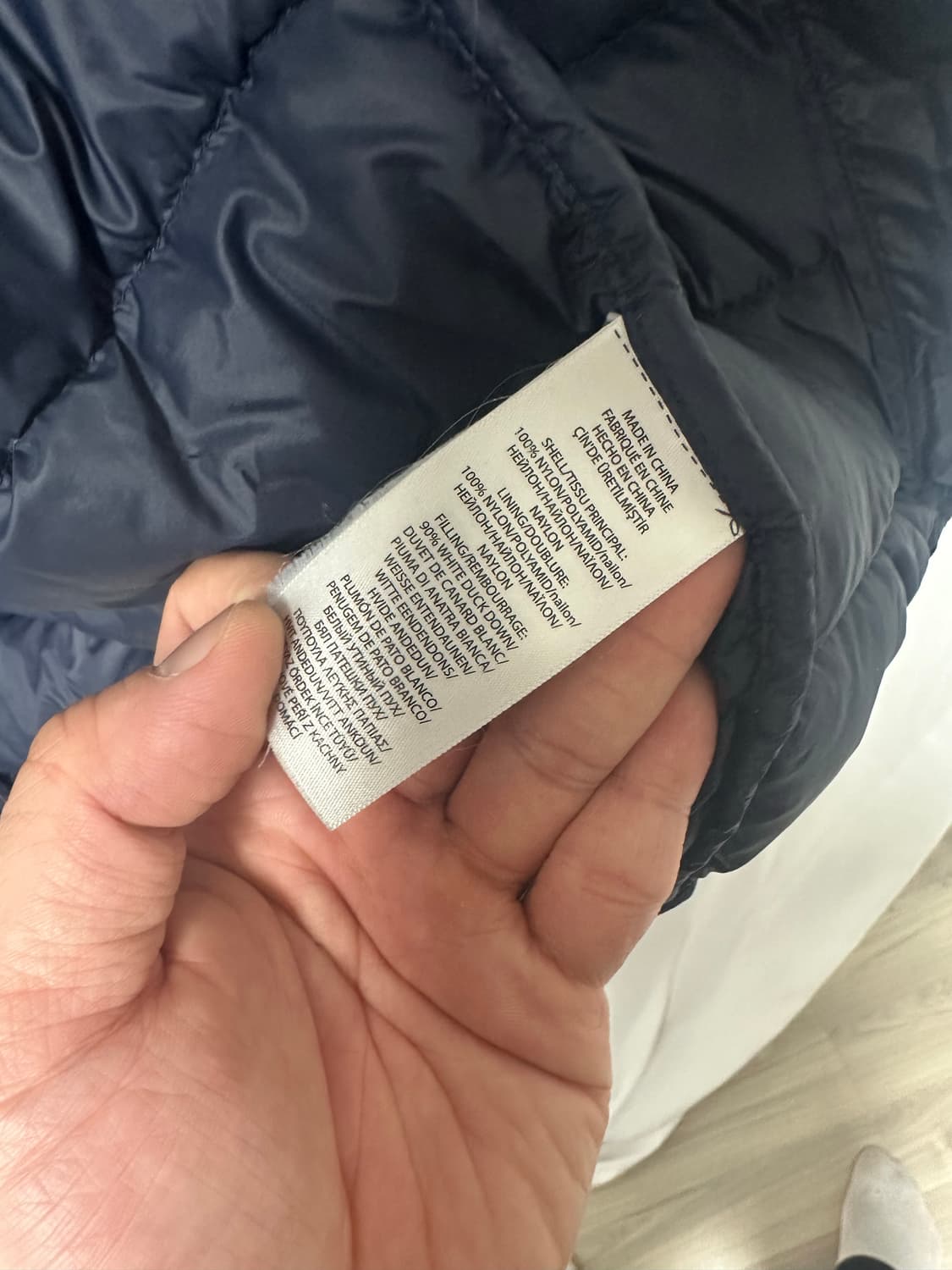 no.111 폴로 랄프로렌 패커블 네이비 경량패딩 조끼 xl 상품이미지5