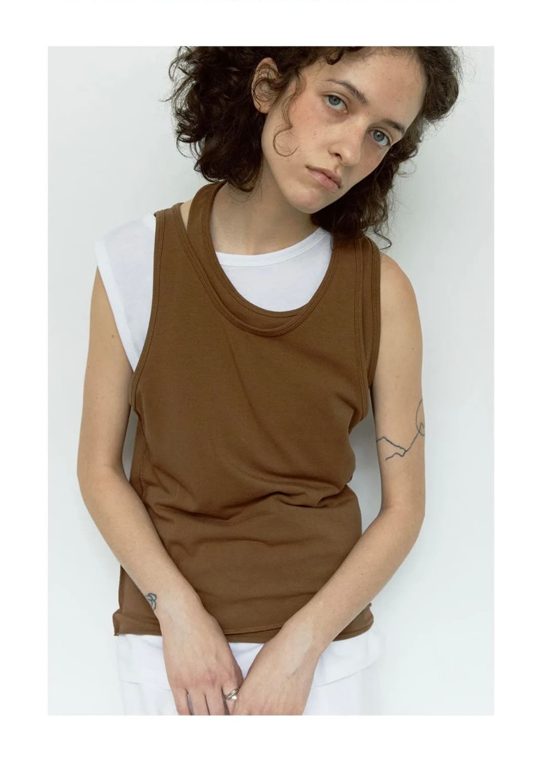 [REPOS] LAYERED SLEEVELESS T -SHIRTS (BR 상품이미지2