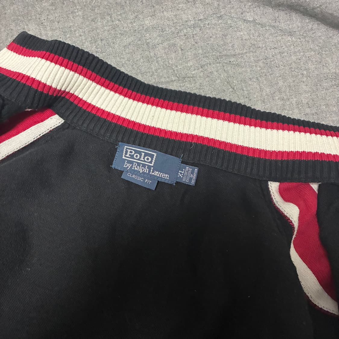 폴로 빅포니 니트집업 블랙 XL 상품이미지7