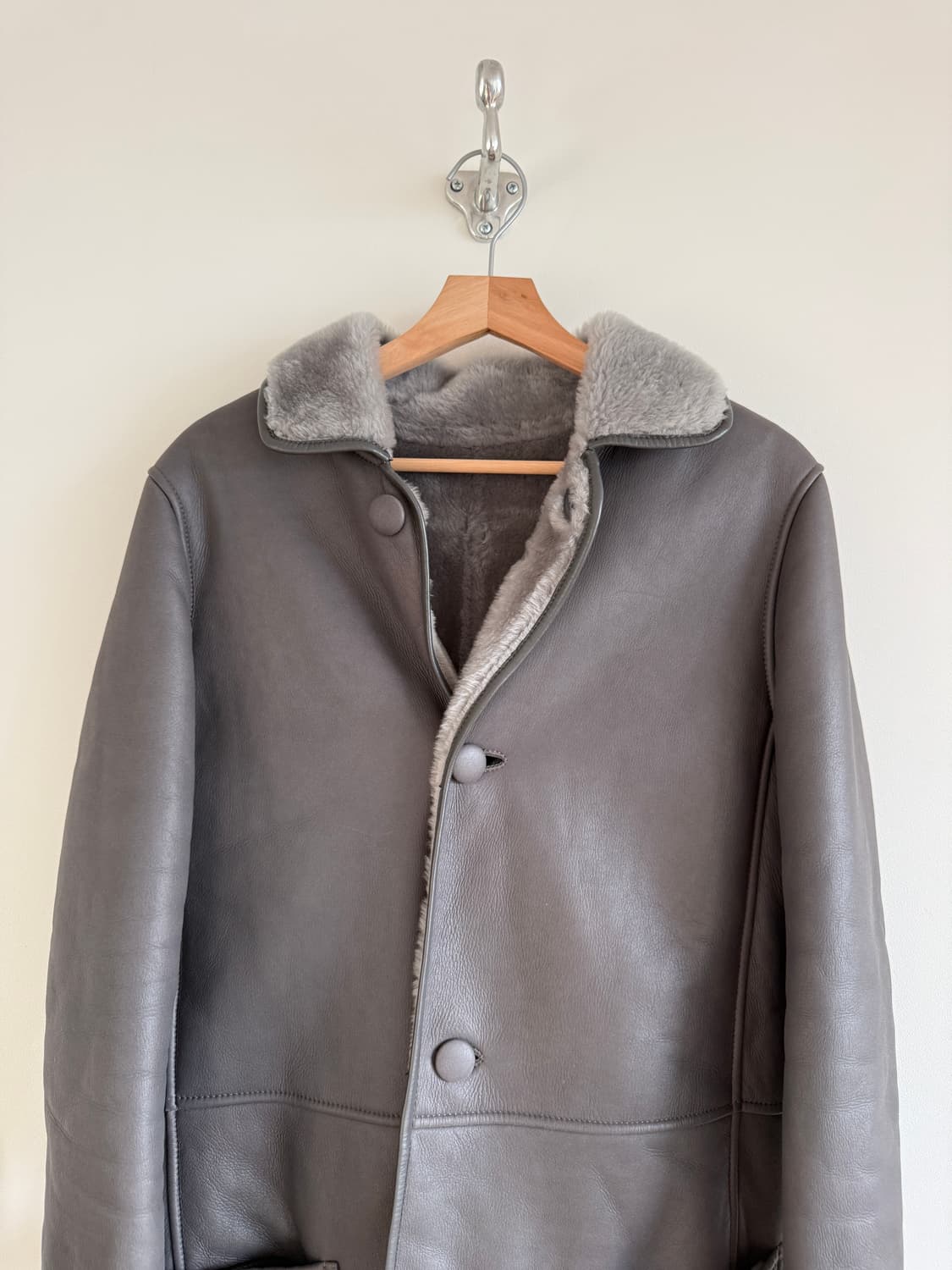 SIHWA 리얼 램스킨&퍼 무스탕 코트 상품이미지3