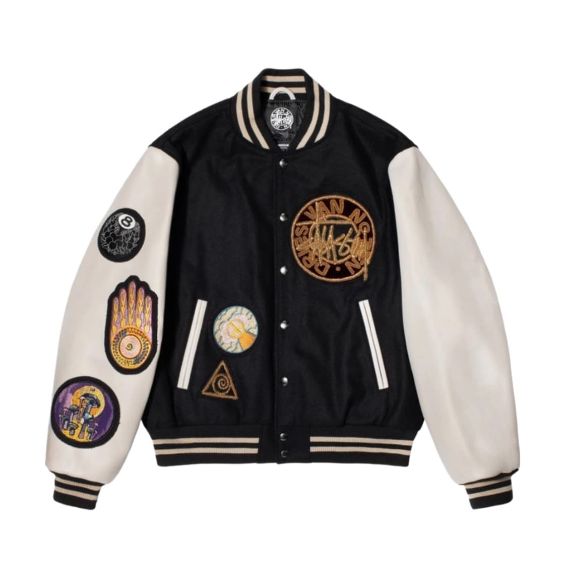 스투시 x 드리스 반 노튼 바시티 자켓 M 상품이미지1