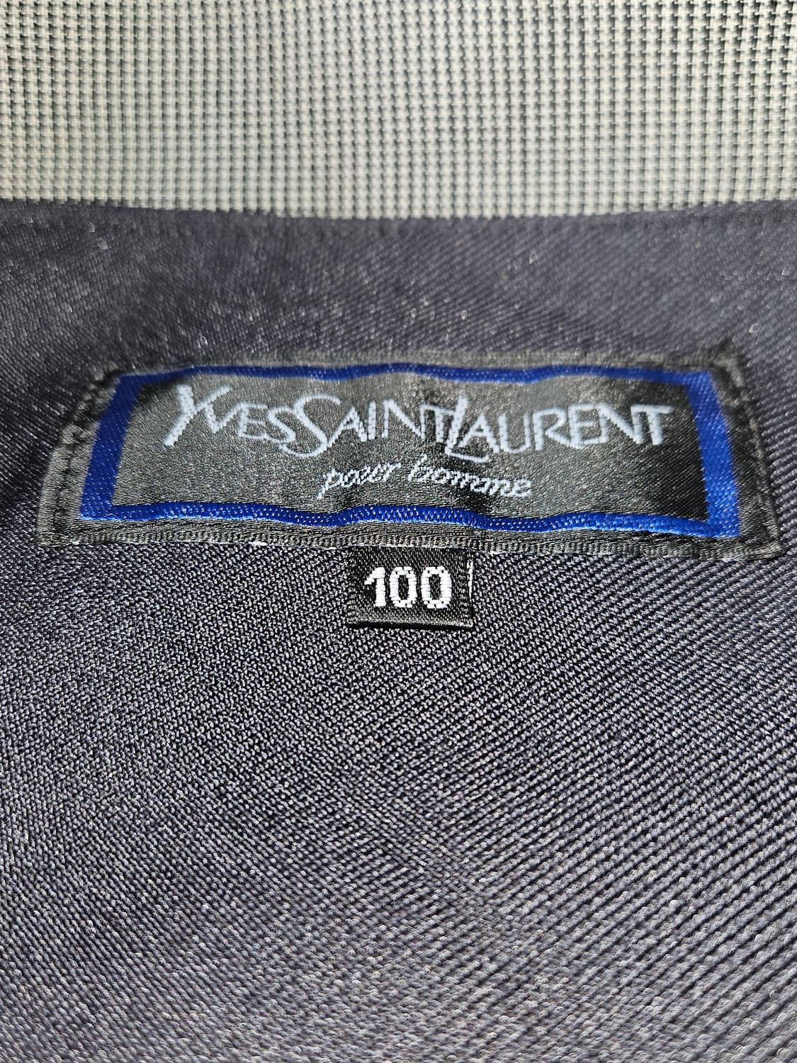 입생로랑 YSL 코튼 블루종 니트 자켓 빈티지 100 정품 상품이미지3