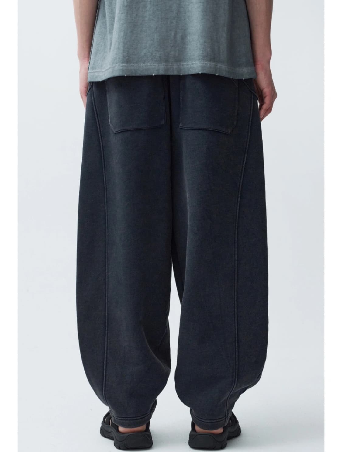 인템포무드 벌룬핏 워싱 스웻 팬츠 상품이미지10