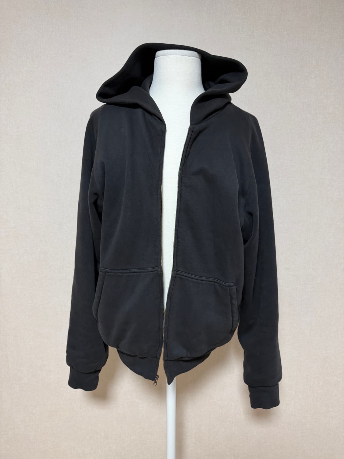 이지 갭 후드 집업 블랙 상품이미지1