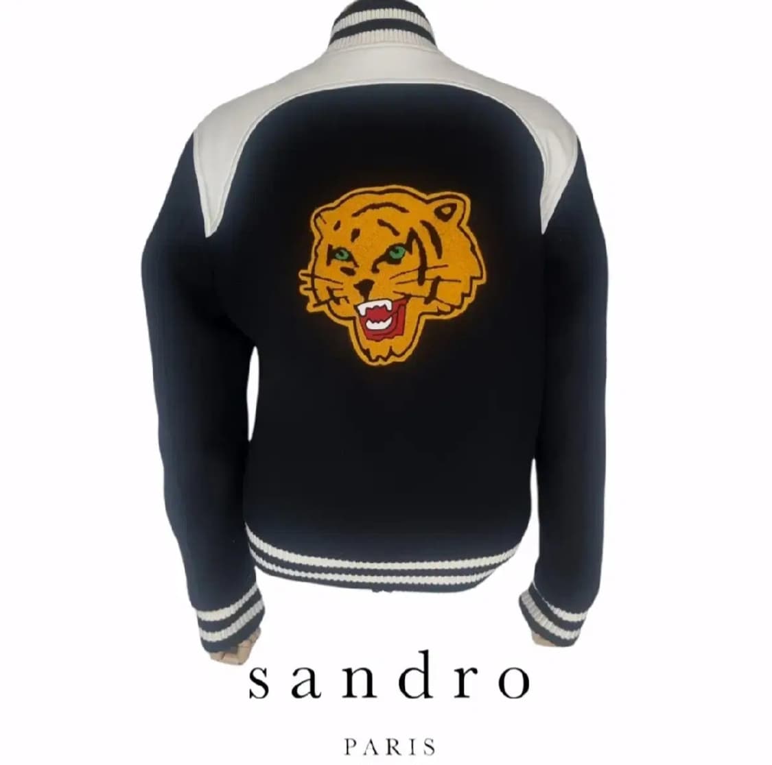 (M) 18FW 산드로옴므 바시티자켓 산드로자켓 스타디움자켓 sandro 상품이미지2