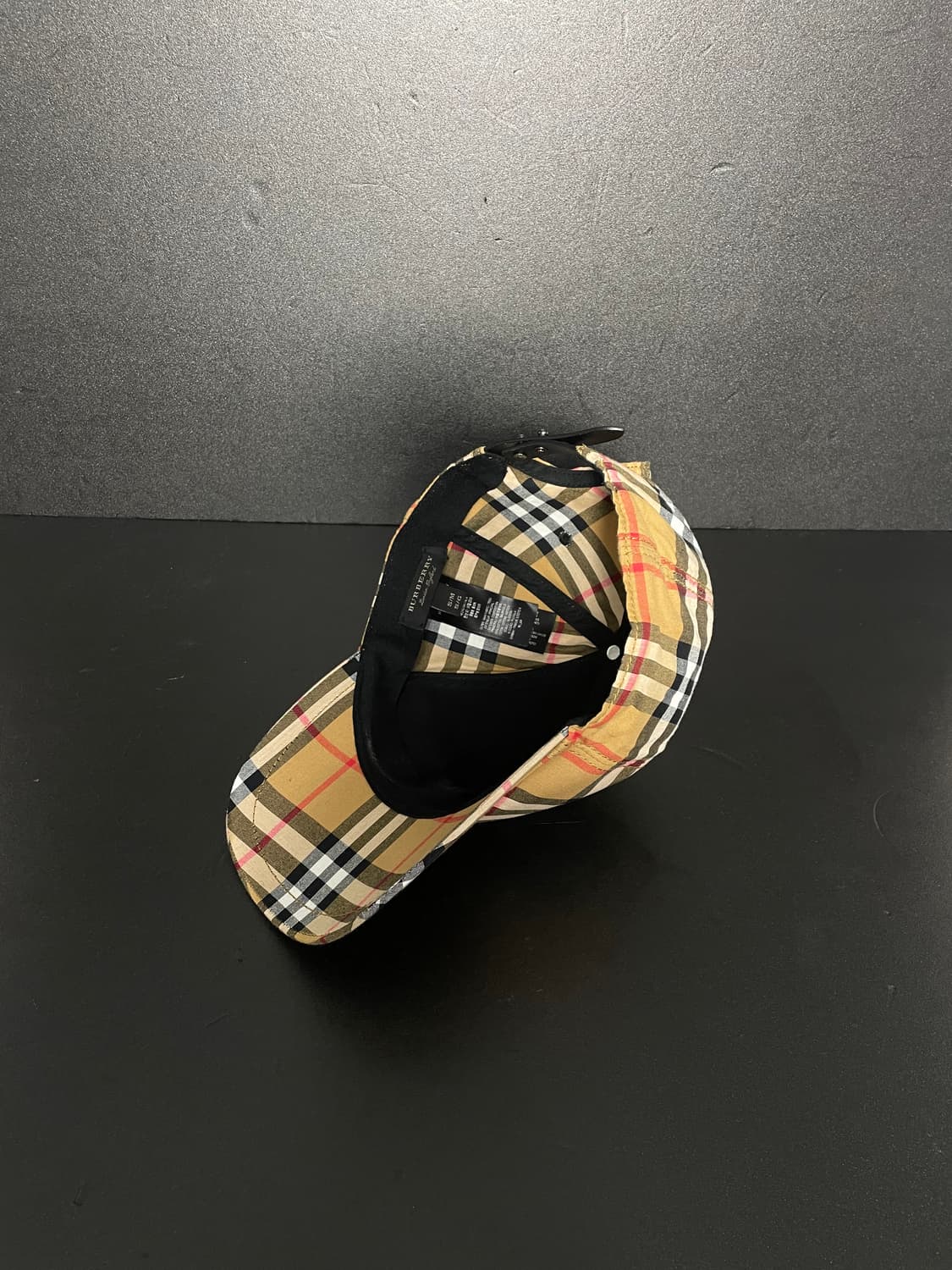 [S/M] 버버리 빈티지 노바 체크 볼캡 모자 상품이미지7