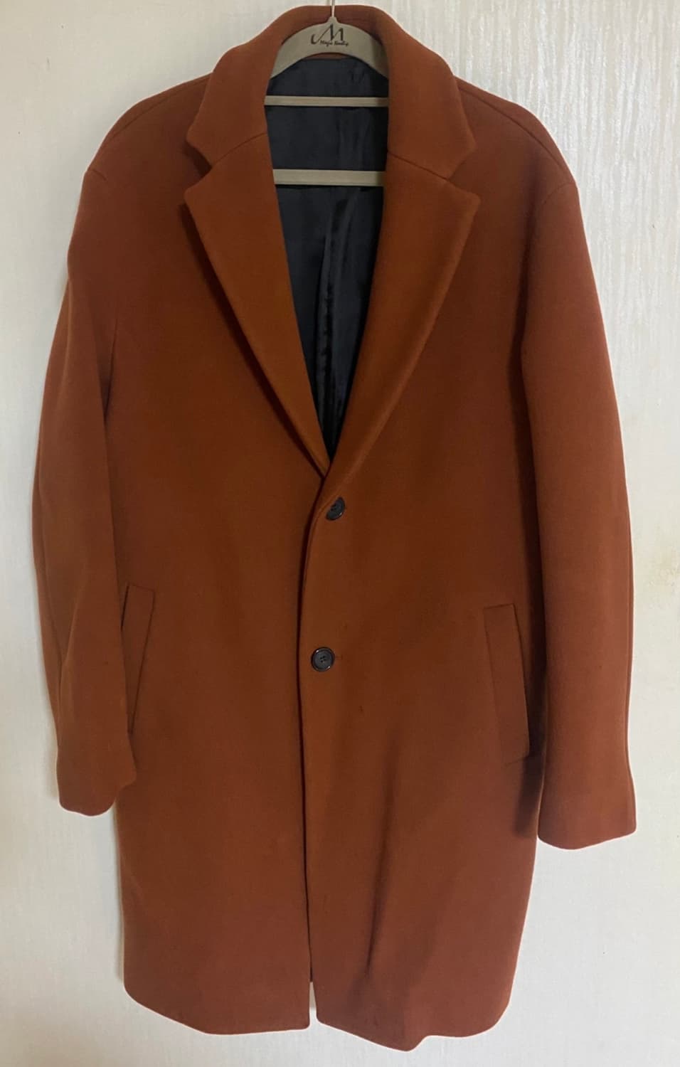 시스템옴므 울 캐시미어 러스트 코트 상품이미지1