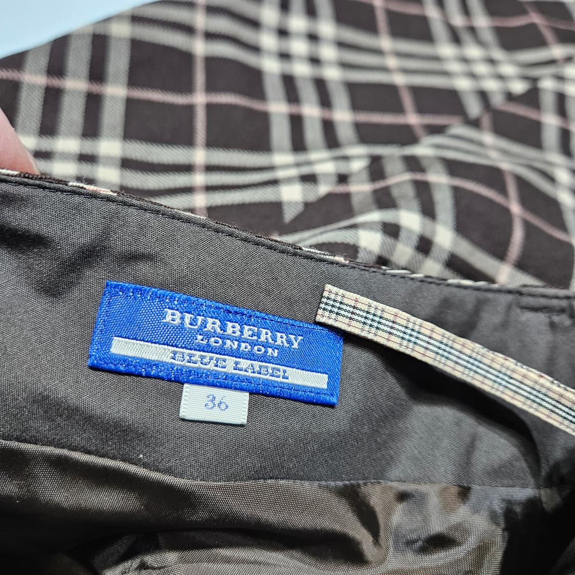 버버리 체크 스커트[36] 상품이미지6