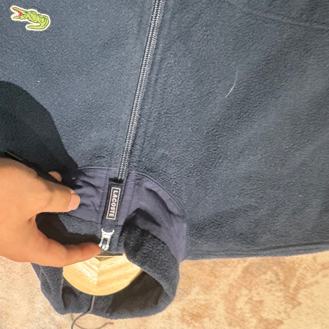 라코스테 일제 빈티지 플리스 자켓 상품이미지4