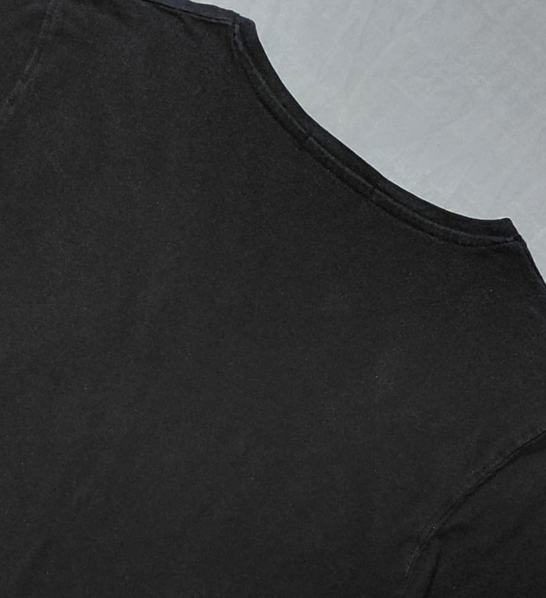 [M] SPINASH 유니언 잭 스컬 그래픽 빈티지 브이넥 티셔츠 상품이미지8