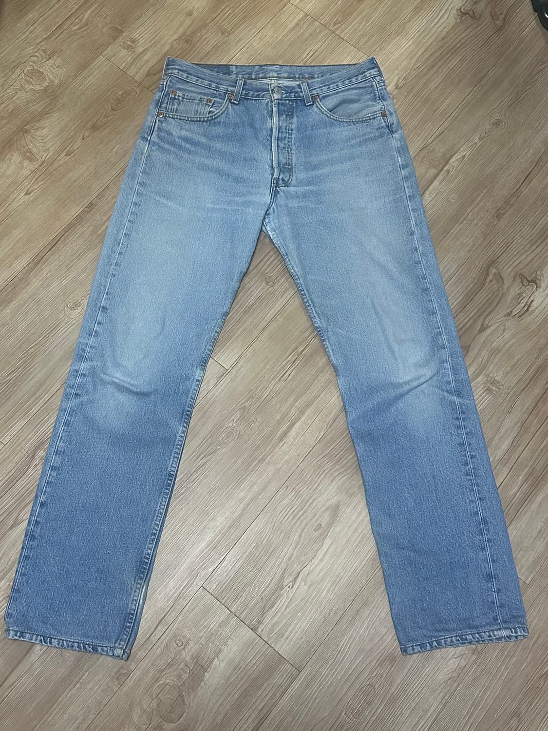 90s 빈티지 리바이스 501 연청 상품이미지1