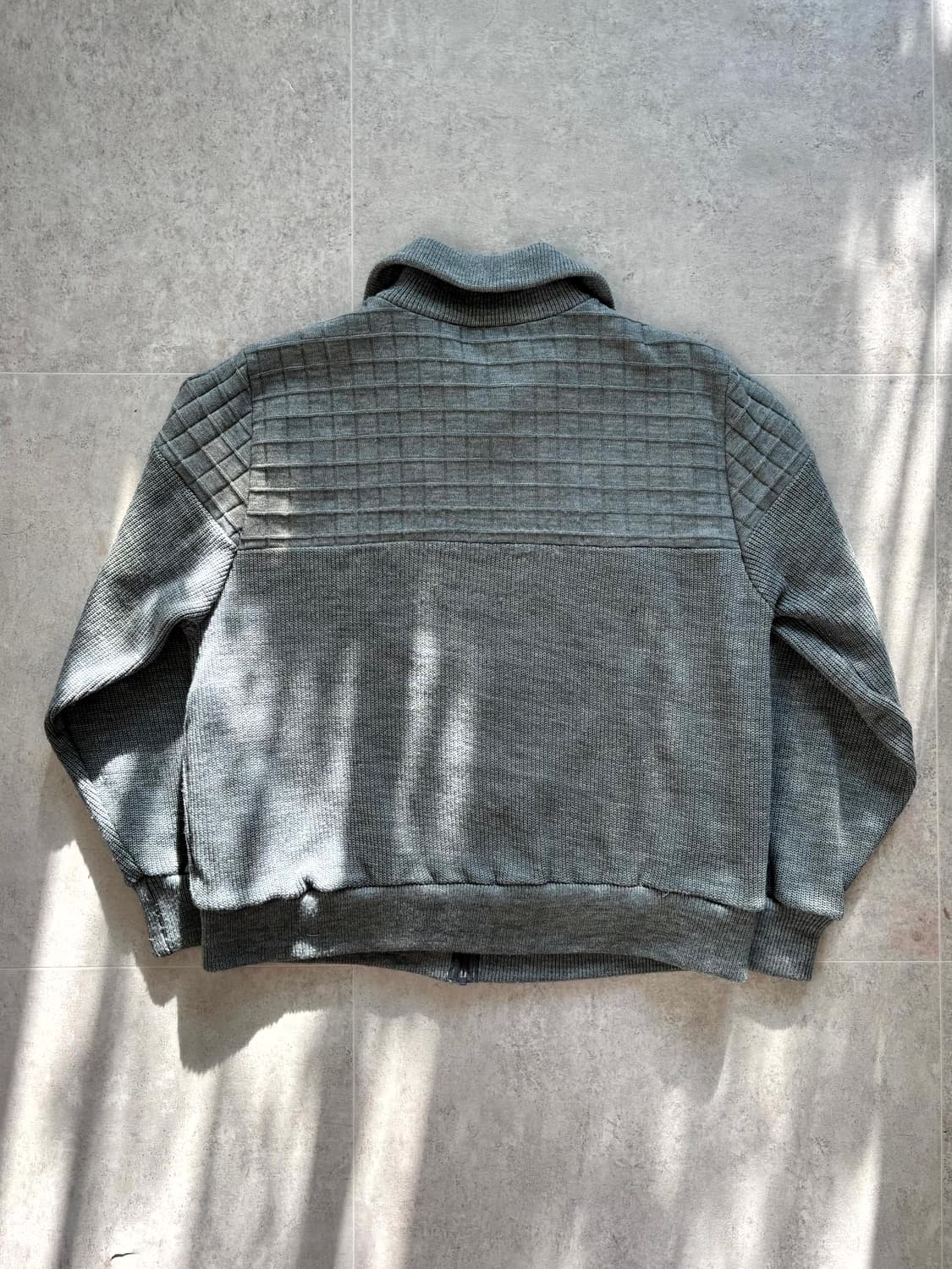 80's Montgomery Ward 니트 집업 자켓 XL 상품이미지10