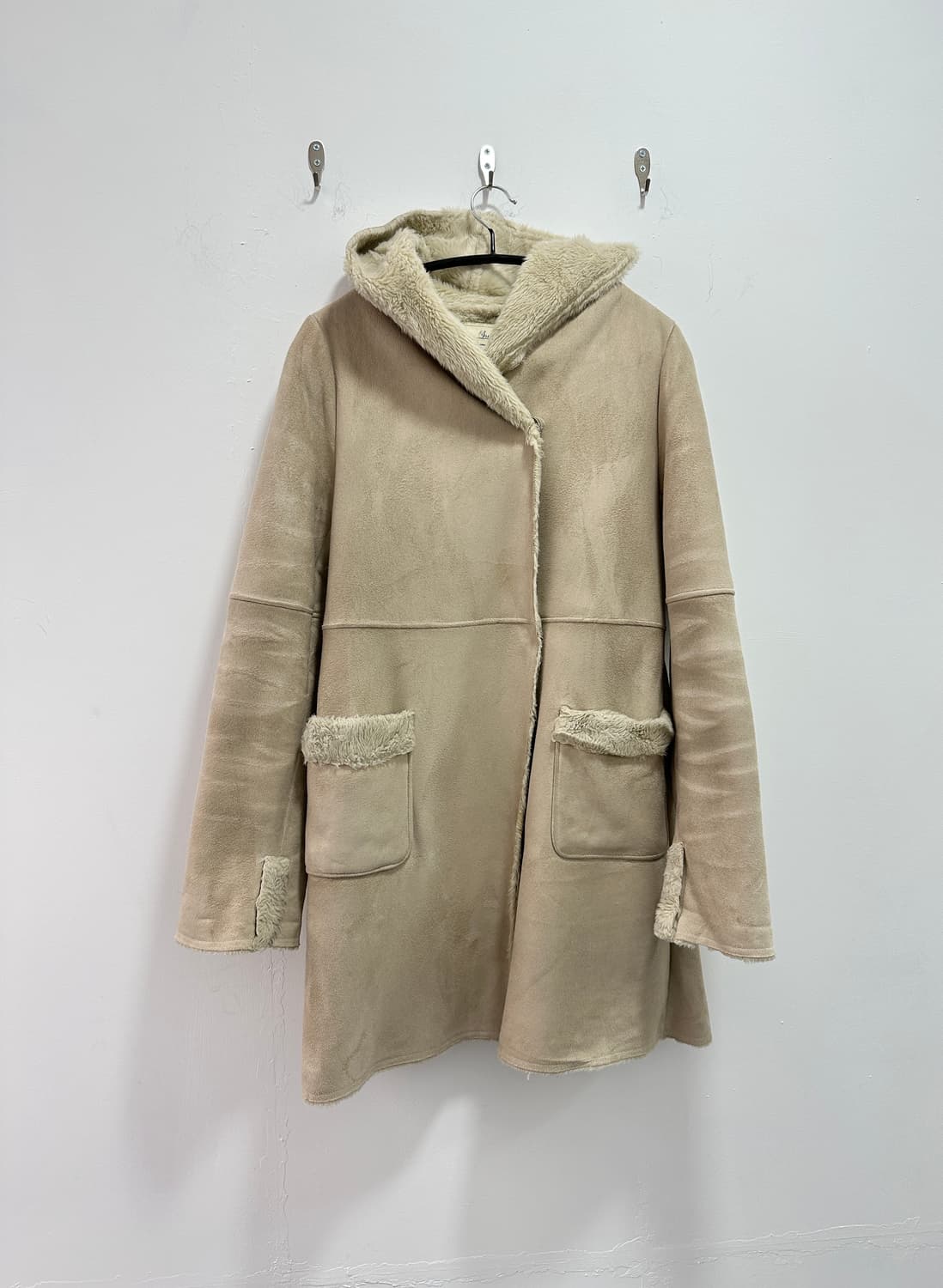Vintage beige suede mustang 상품이미지4