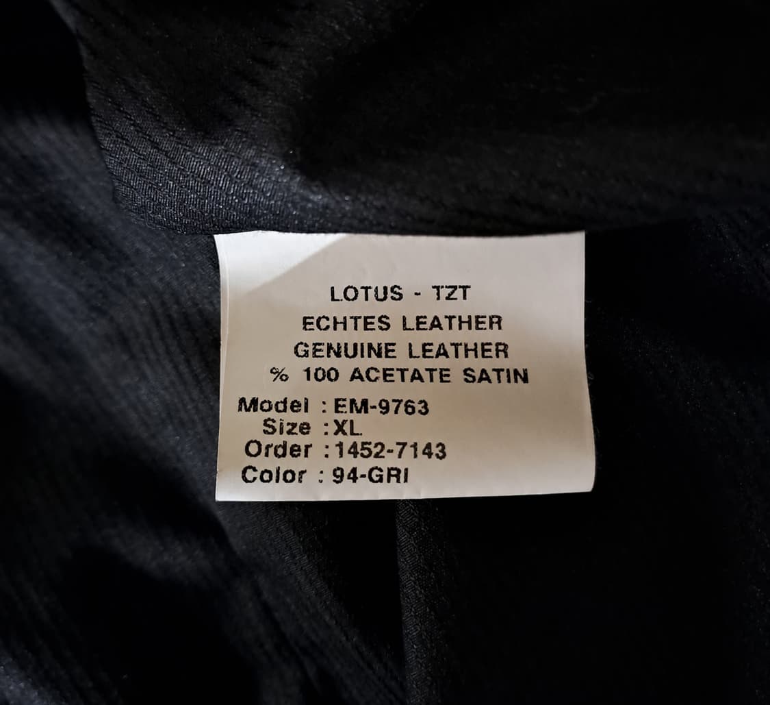 (택포) 내츄럴 메드 인 터키 오일워싱 양가죽 자켓 XL B423 상품이미지8