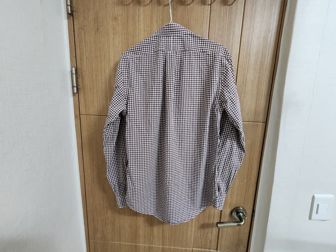 (S)폴로 슬림핏 체크셔츠  상품이미지3