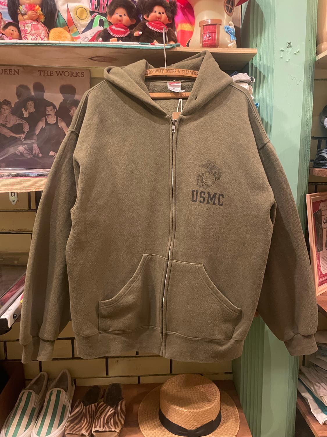 Vintage USMC Full-Zip Hoodie by SOFFE 상품이미지2