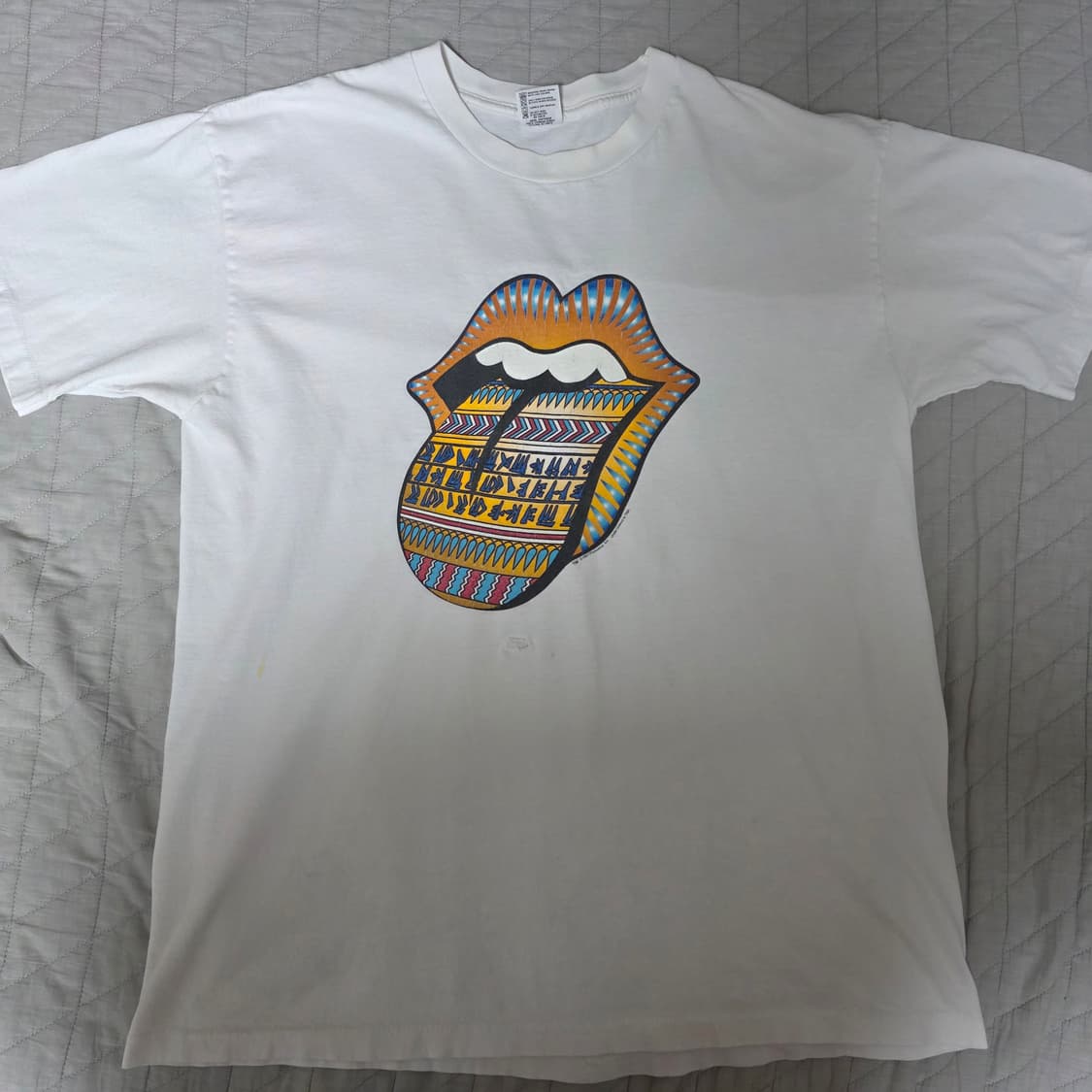 [XL] 90s 롤링스톤즈 97/98 빈티지 밴드티 데미지 상품이미지1