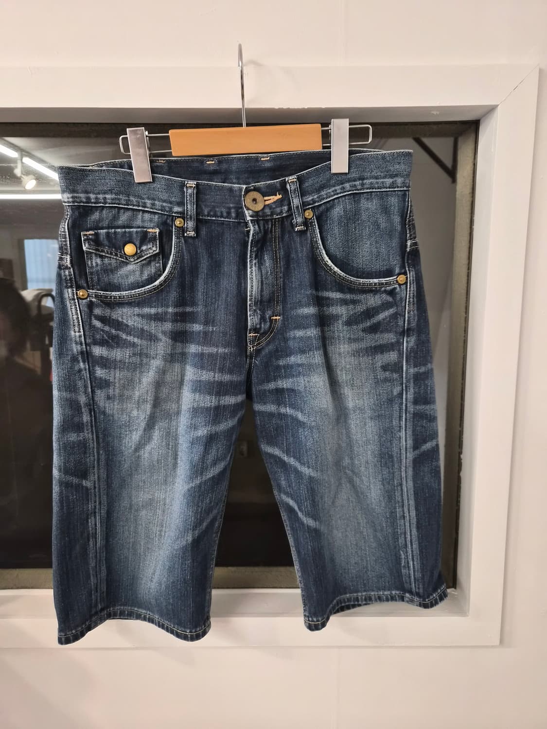 32) LEE COWBOY 신치백 데님 반바지 팝니다 상품이미지1