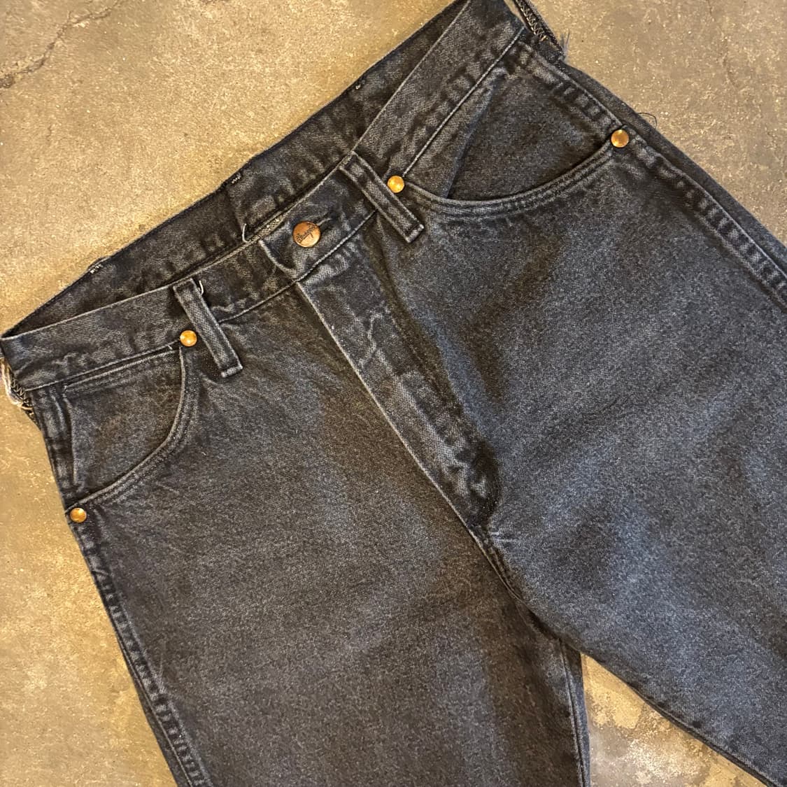 80년대 미국 랭글러 13mwz 흑청 상품이미지6