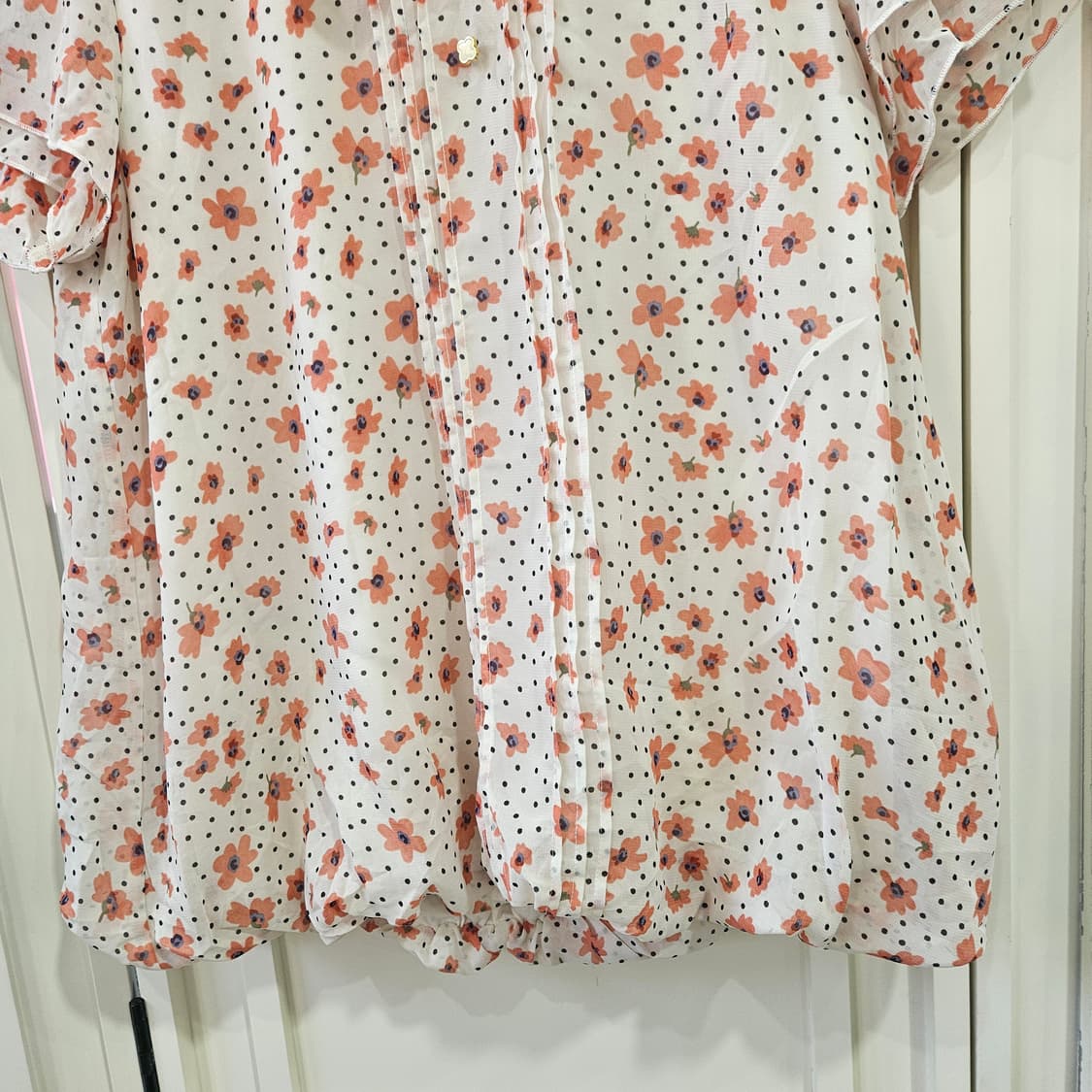 소리데레(Sorridere) 레이스카라 블라우스 상품이미지3