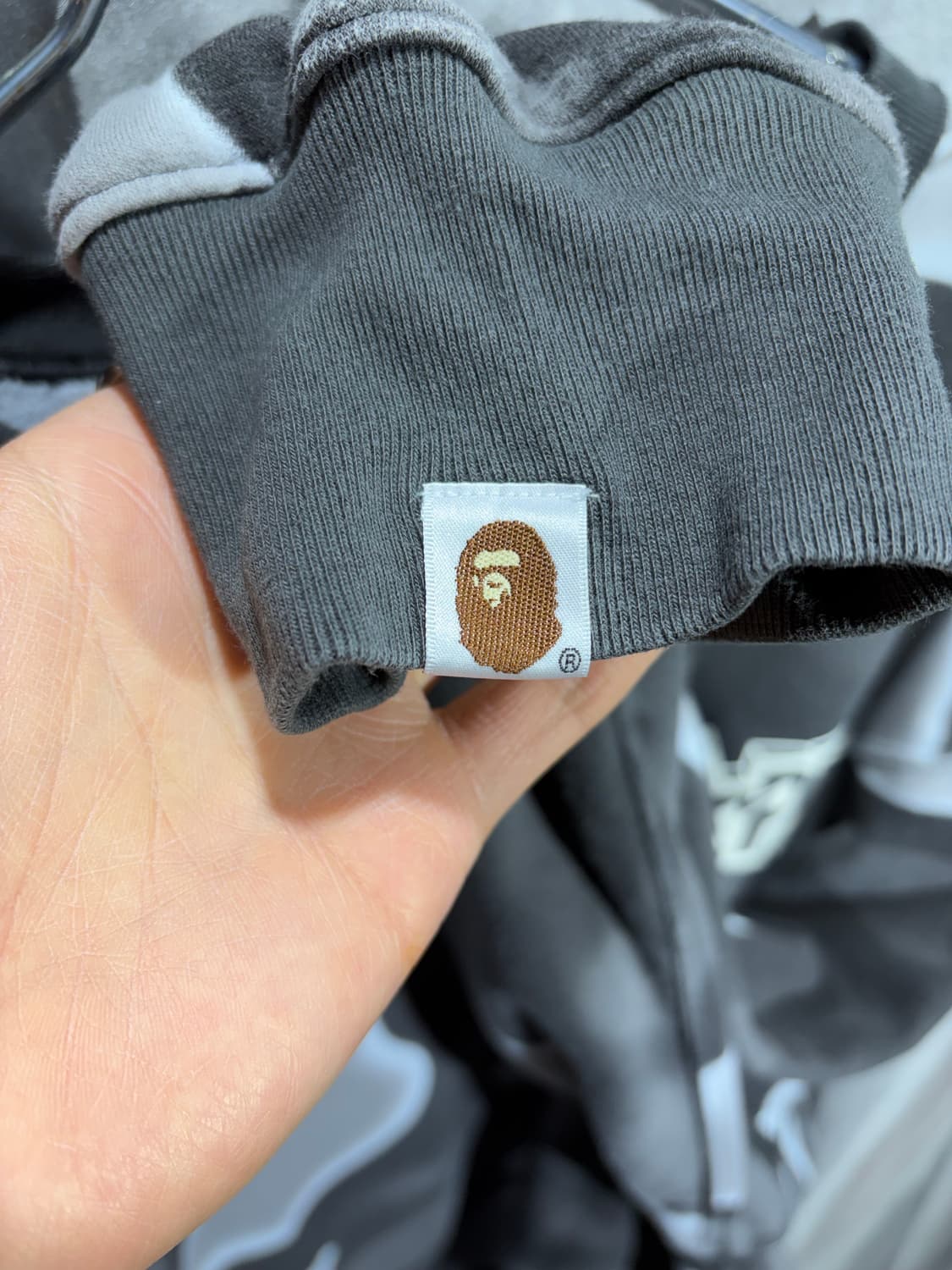 L BAPE 베이프 갤럭시 카모 스타로고 맨투맨 상품이미지8