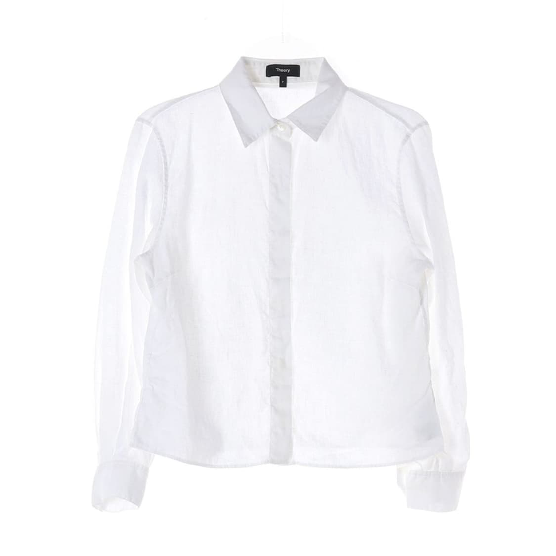 띠어리 린넨100 화이트 셔츠 상품이미지1